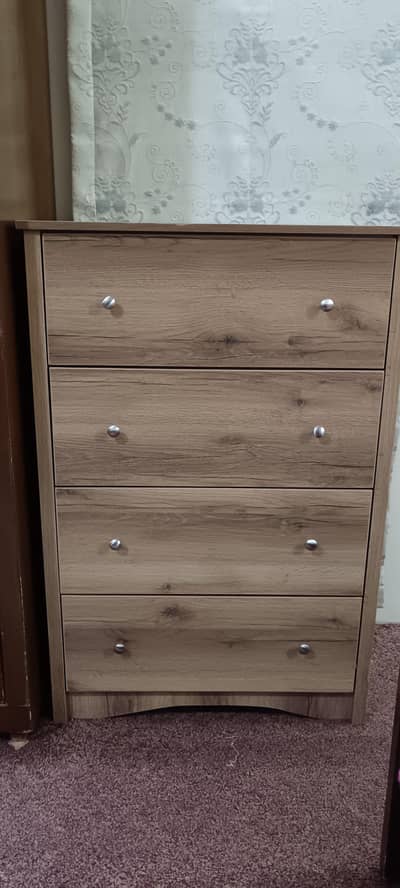 Brand New Chester Wood 4 drawer