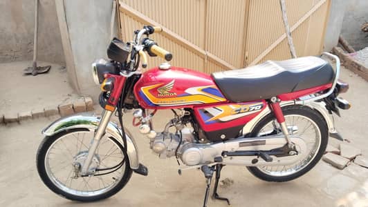 Honda CD70 2024/25 model , Mianwali Sa all Punjab number Laga hua ha