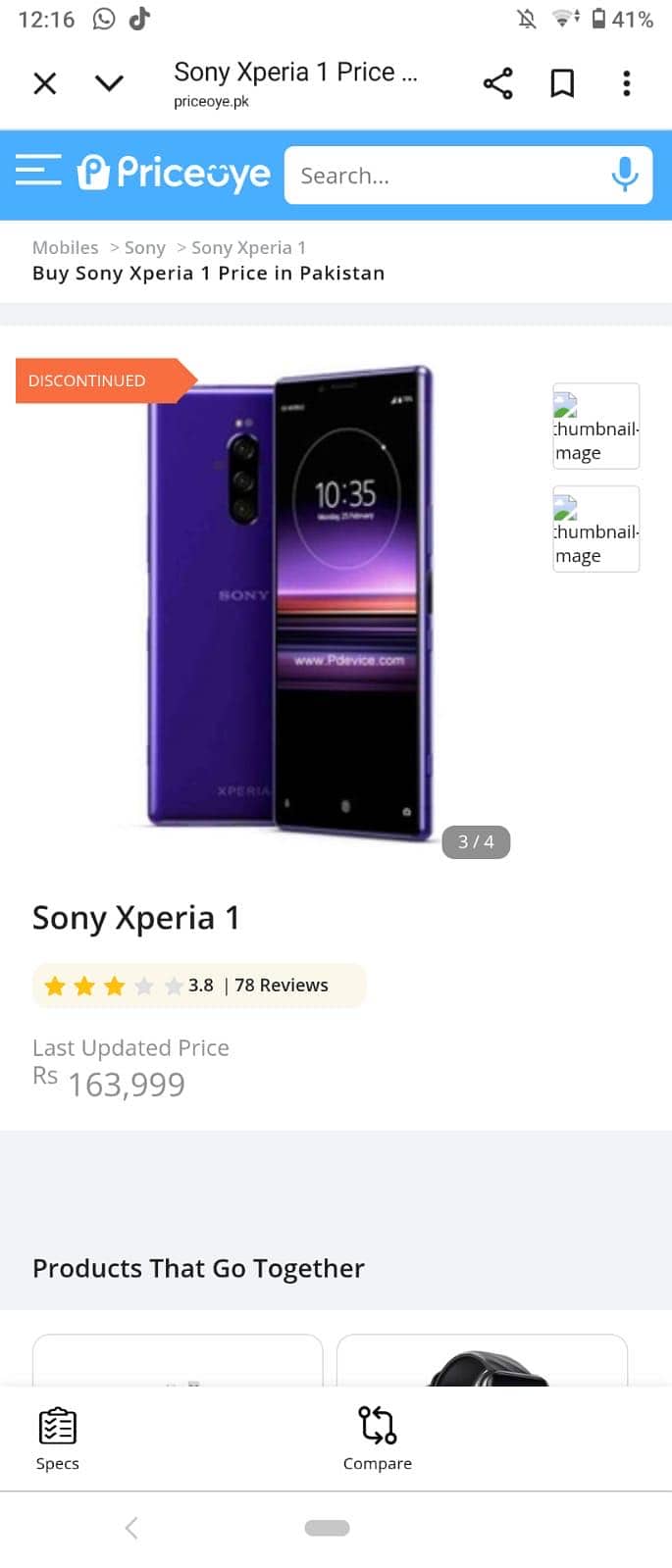 Sony 1 4