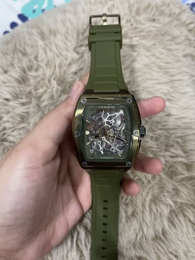 Police skeletor automatic green unused (without box) PEWJR0005906