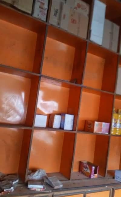 shop furniture Rack and counter