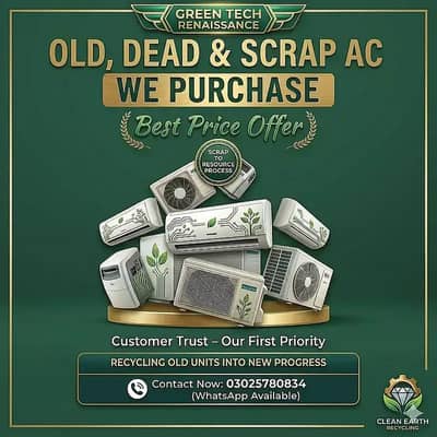 We Buy Old Split, Window & Inverter ACs| Sell All Brands at Best Price