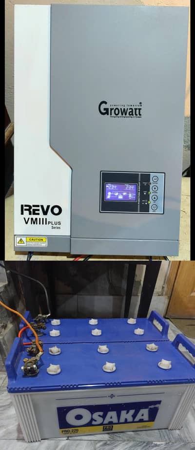 Growatt 3.5kw hybrid with battries