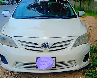Toyota Corolla XLI 2012