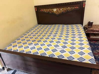 Cozy King-Size Bed with Molty Foam – For Sale
