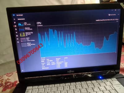 Fujistu laptop "i3 8" 8gb ram ddr 4 SSD 256 winds 11 latust VERY GOOD