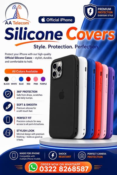 Iphone Silicon Covers Available