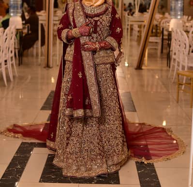 bridal dress heavy elegant dress with big discount