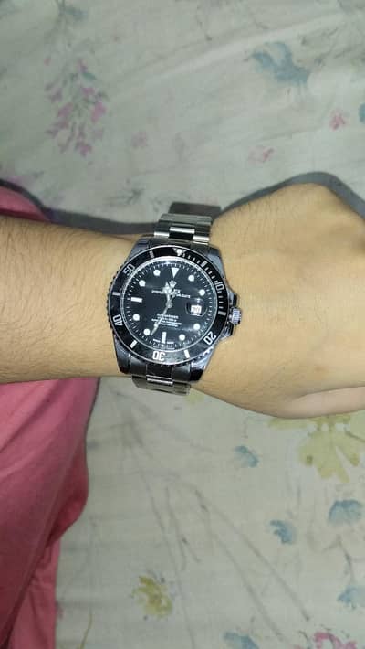 Brand New Watch ⌚ Lighting Needles Rotating Dial with a black colour c