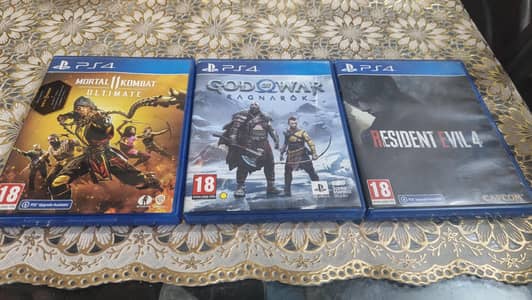 Ps4 discs in perfect condition
