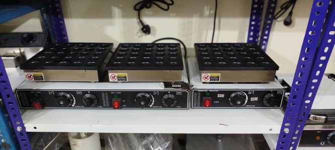 commercial 25-hole mini pancake machine. . . available in stock.