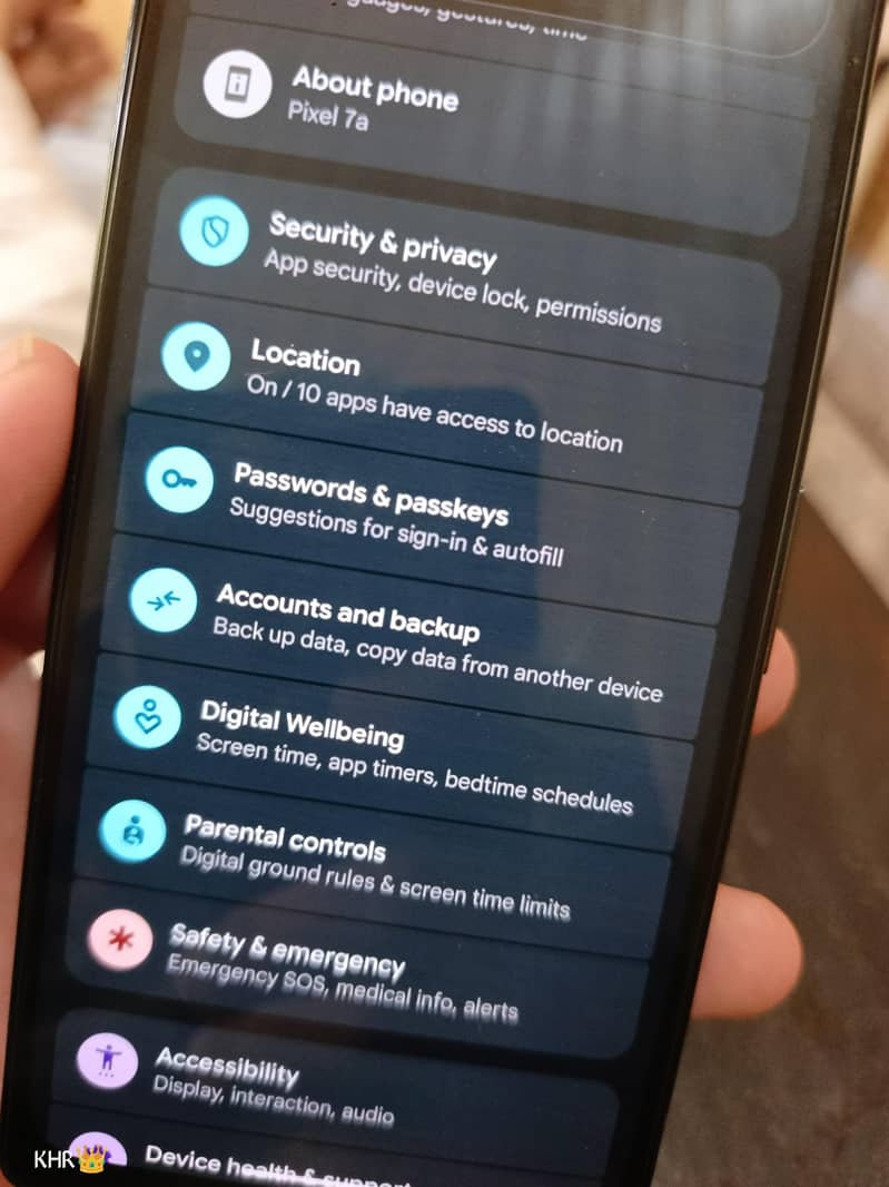 Google Pixel 7a 5