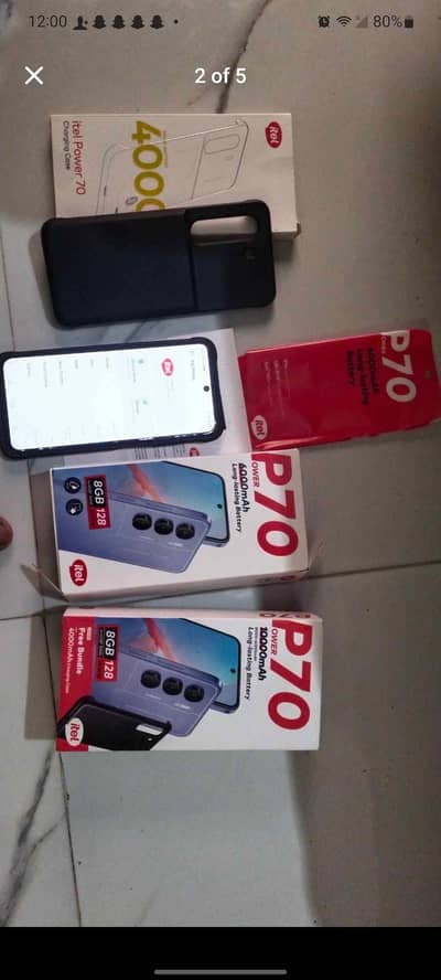 Itel P70 6000 mah With powerbank bank 4000 mah