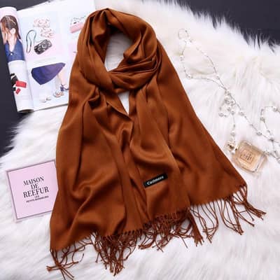 wool shawl brown