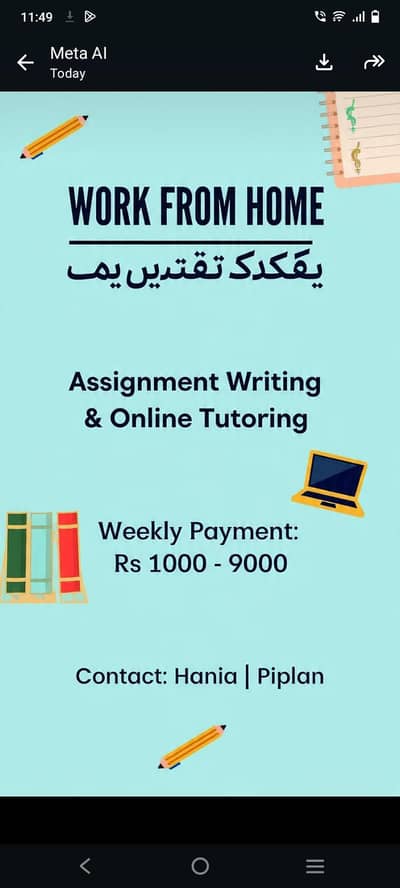 online assignment work
