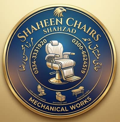 Shaheen Chairs | Heavy-Duty Salon | Barber Saloon Chair | Barber Shop