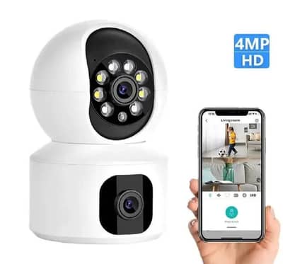 4mp Dual lens wifi security camera