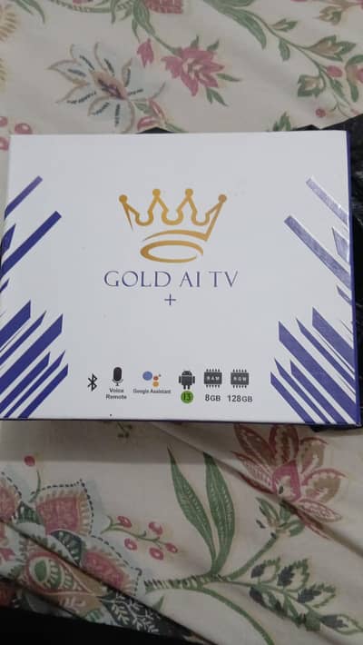 Gold AI TV Android box 8K 8/128