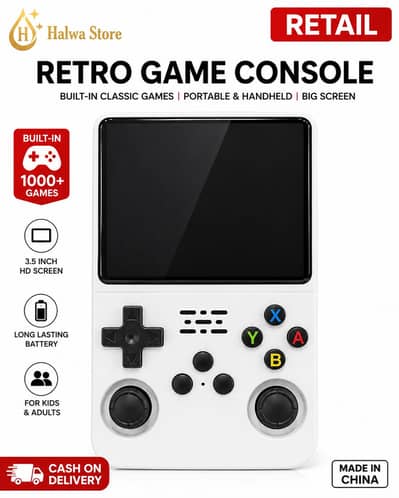 R36S Handheld Game Console | 1000+ Built-in Games | Portable Gaming