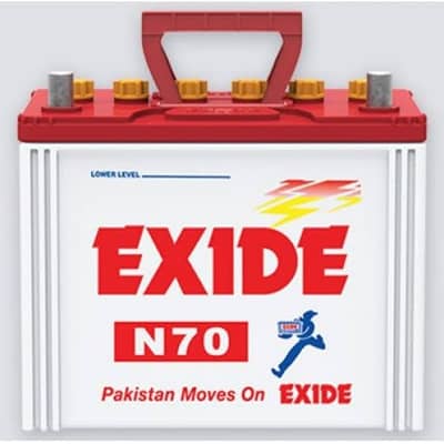Exide Battery 70 Ah 11 plates