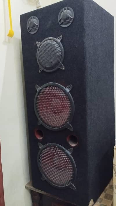 2 box 3ft 17inch 10inch spkr amplifier