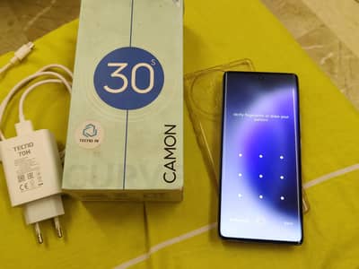 Tecno camon 30'S.  16/256 complete accessories
