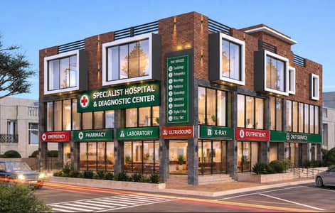 F-8 Markaz, Islamabad | Brand New Commercial Building for Rent 9,000 Sq. Ft. Premium Corner Building