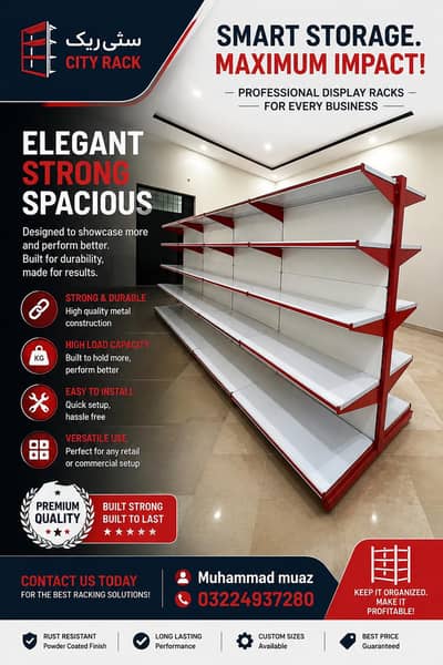 double sided rack gondola rack iron rack