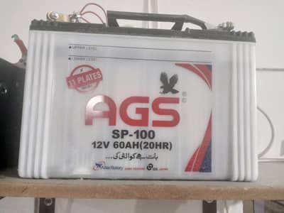 AGS Battery in warranty SP100 12V 60AH 11 plates