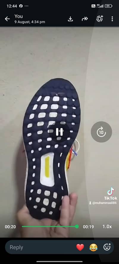 Original Adidas size 7 lotted shoes