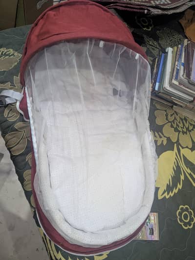 Multi-purpose foldable baby bed with mosquito net
