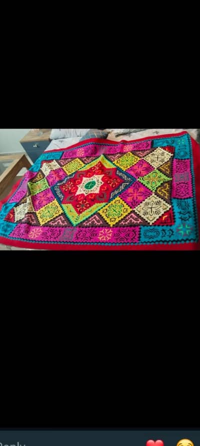 sindhi hand applique work rilii