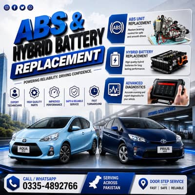 ABS unit Aqua Prius Axio Voxy Sienta Noah - Lithium Ion Battery