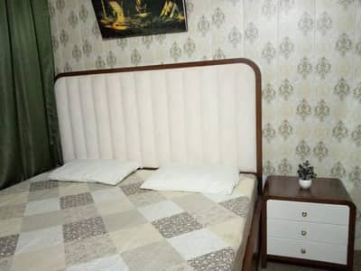 bed dressing with side tables no mattress | wooden bed set
