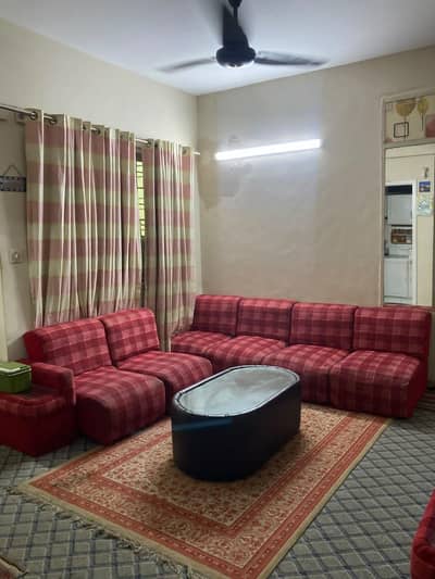 Six seater Sofa chairs with side table