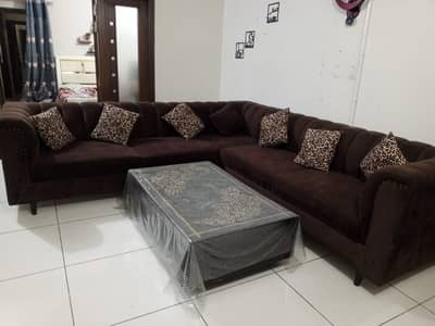 New L shaped sofa 5 seater without table WhatsApp 0317/51/22/96