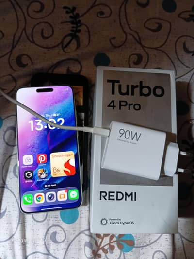 Xiaomi Redmi Turbo 4 12+12+4 256 condition 10/9.9