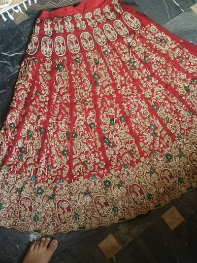 1 time used bridal lehnga