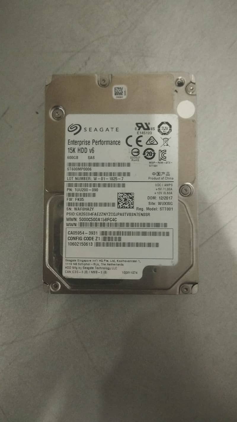 SAS Hard Drives & Solid State Drives 0