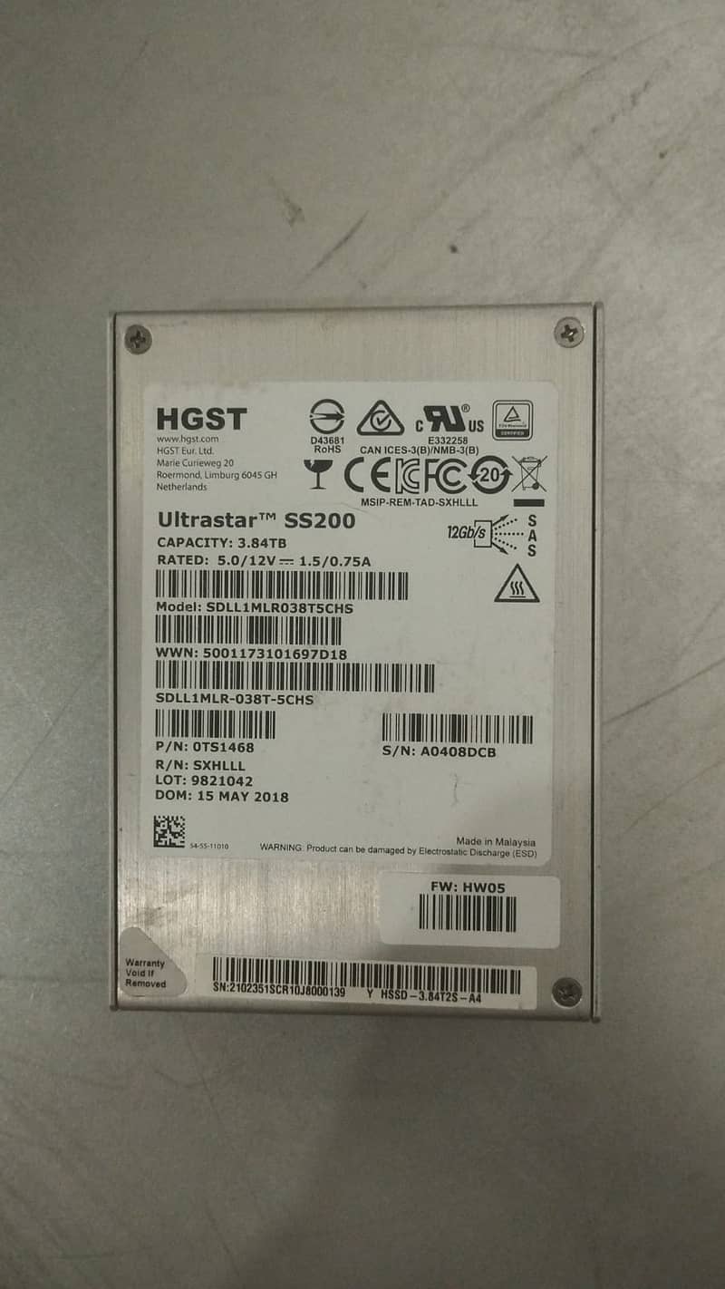SAS Hard Drives & Solid State Drives 7