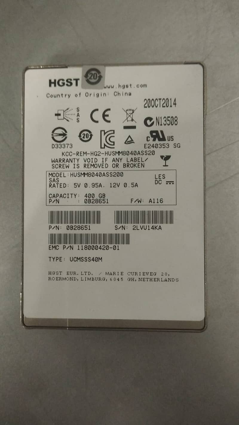 SAS Hard Drives & Solid State Drives 8