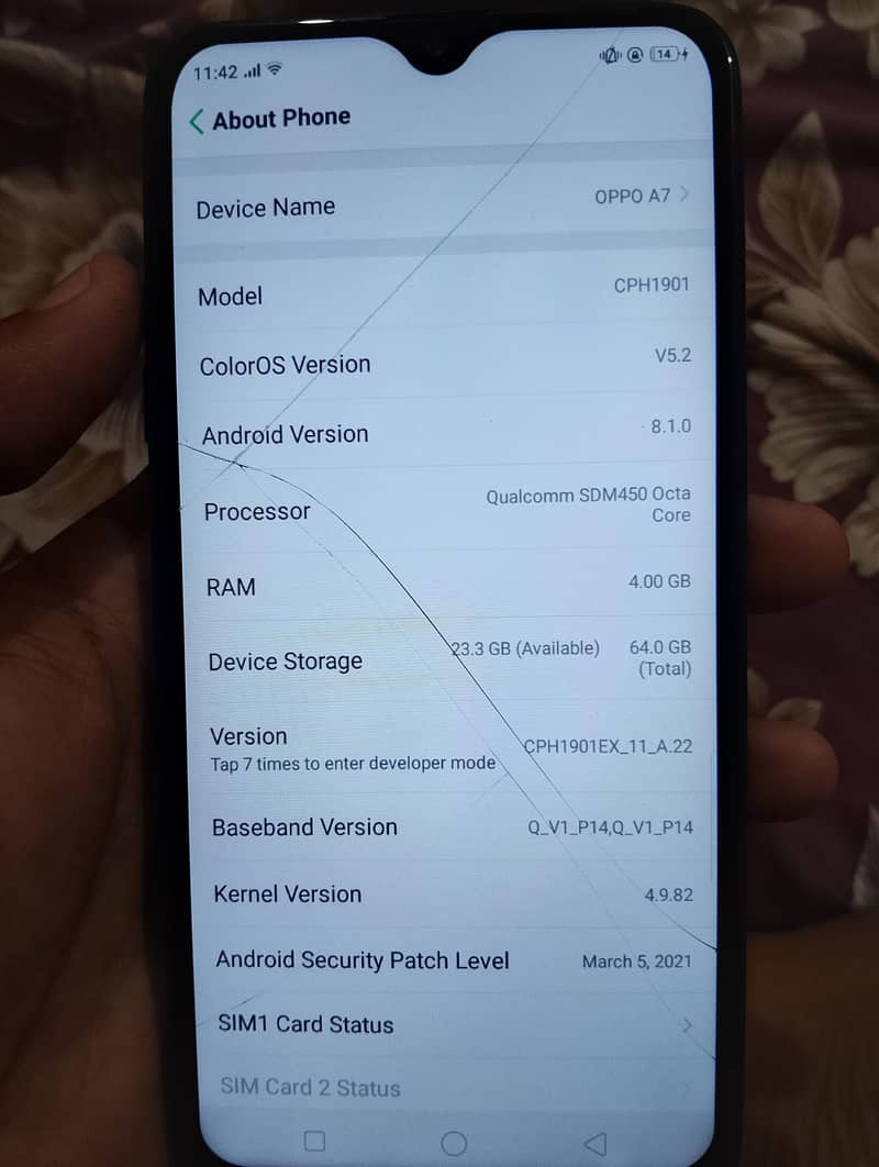 Oppo A7 1