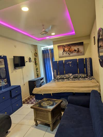 Per Day One Bed Fully Furnished Apartment Available in Islamabad