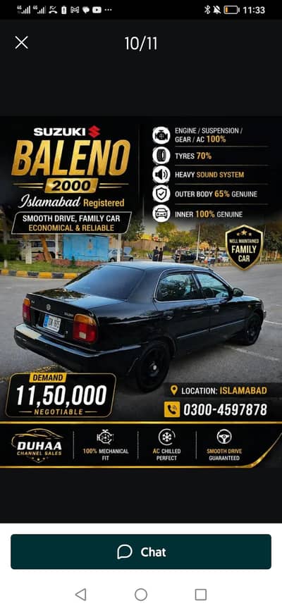 Suzuki Baleno 2000