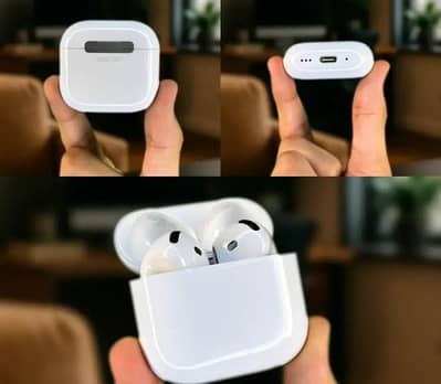 White earbuds Pro 4
