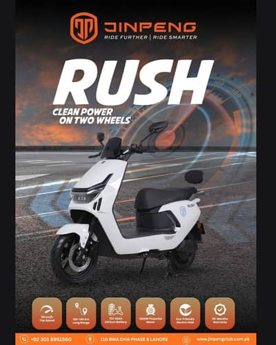 Best Electric Scooty | Jinpeng Rush Electric Scooty 2026 | 130-140KM R