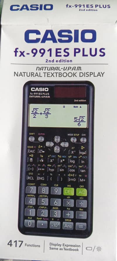 Casio fx-991ES PLUS 2nd Edition – New Calculator | Rs. 3,000