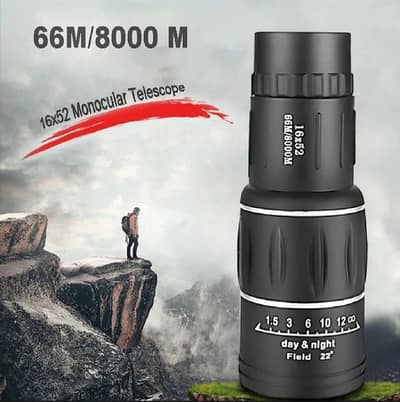 16x52 Monocular Telescope for Outdoor Adventures