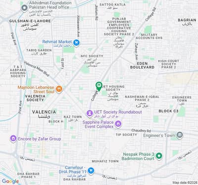 1 Kanal Residential Plot For Sale in UET Housing Society Lahore