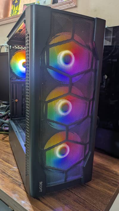pc case with 4 rgb fan for sale